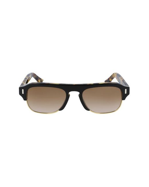 Cutler & Gross 56mm Flat Top Sunglasses in Camouflage/Gradient at
