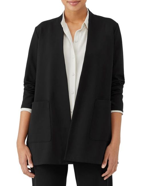 Eileen Fisher Open Front Long Jacket in at