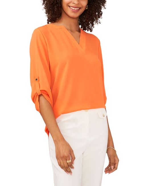 Chaus Split Neck Blouse in at