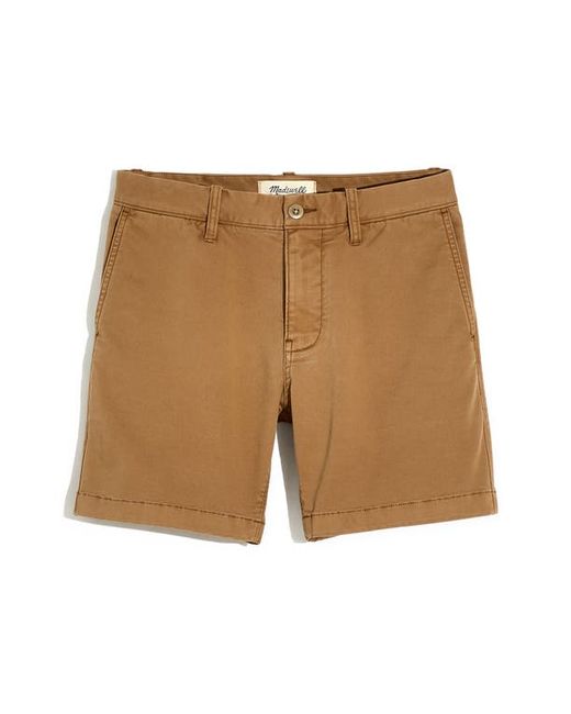 Madewell 7-Inch CoolMax Chino Shorts in at
