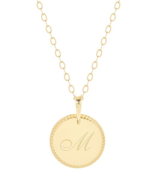 Brook and York Milia Initial Pendant Necklace in at