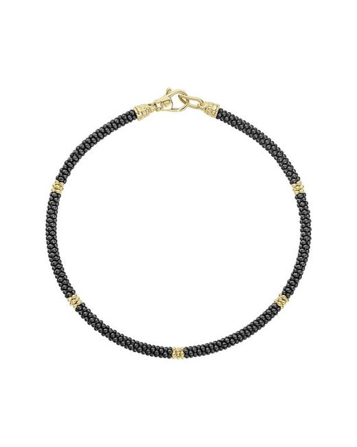 Lagos Black Caviar Rope Bracelet at