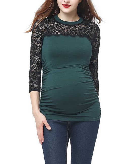 Kimi and Kai Rainey Ruched Maternity Top in at