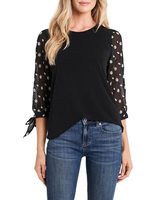 Cece Puff Sleeve Knit Top in at