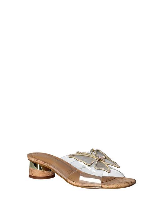 J. Reneé Sumitra Sandal in Clear/Natural/Gold at