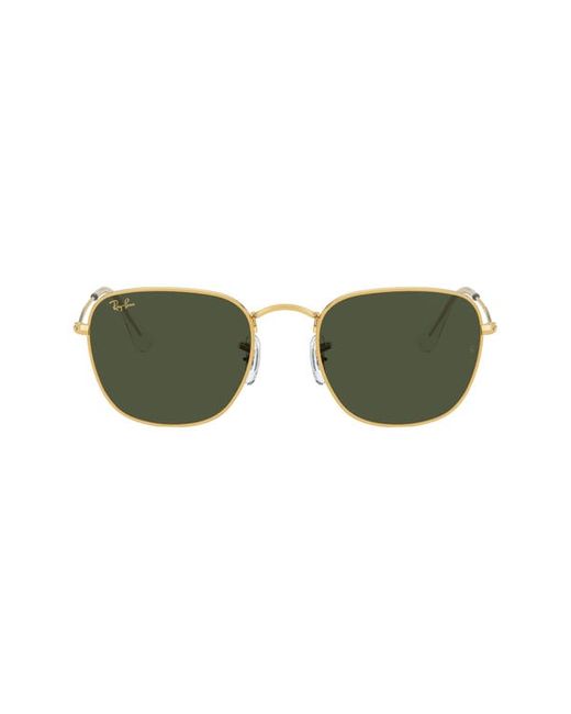 Ray-Ban 51mm Square Sunglasses in Gold Solid at