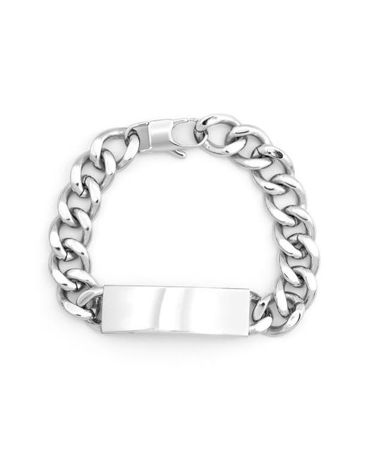 Brook and York Stainless Steel ID Bracelet in at