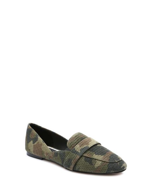 Sanctuary Sass Camo Textured Leather Loafer in at
