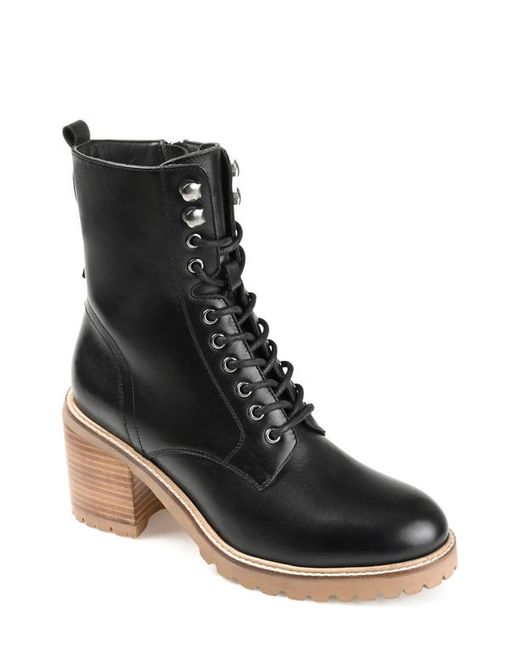 Journee Signature Malle Lace-Up Boot in at