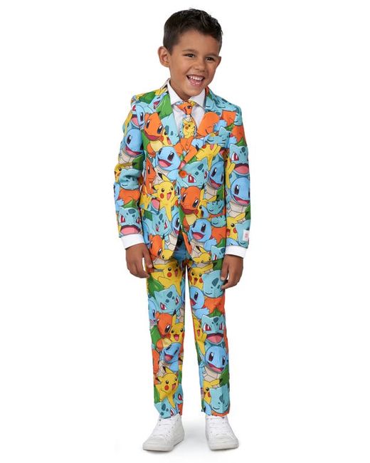 OppoSuits Pokémon Two-Piece Suit with Tie in at
