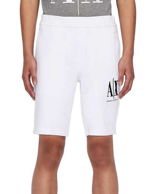 Armani Exchange Icon Logo Sweat Shorts in at