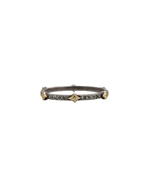 Armenta Old Work Crivelli Diamond Stack Ring in at