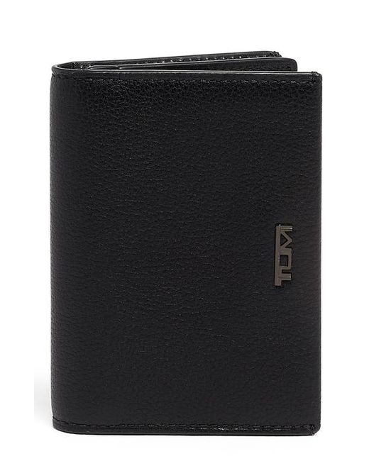 Tumi Gusseted Leather Card Case in at