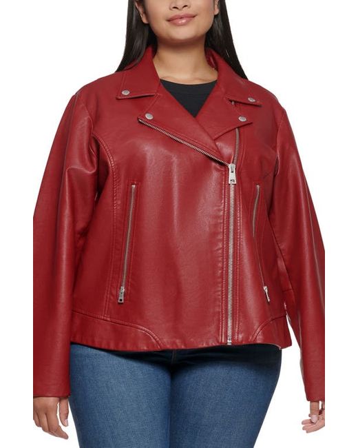 Levi's Faux Leather Moto Jacket in at