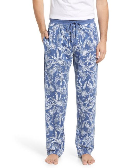 Majestic International Palm Print Cotton Blend Pajama Pants in at