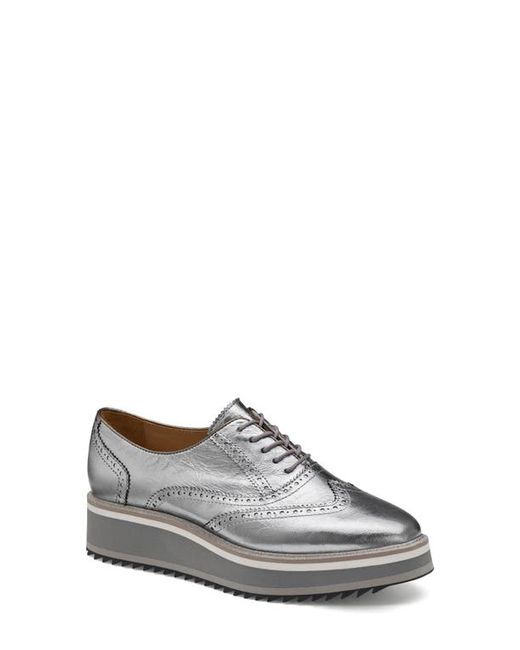 Johnston & Murphy Gracelyn Wingtip Water Resistant Leather Oxford in at