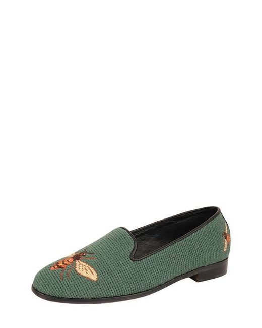 ByPaige BY PAIGE Needlepoint Bee Flat in at