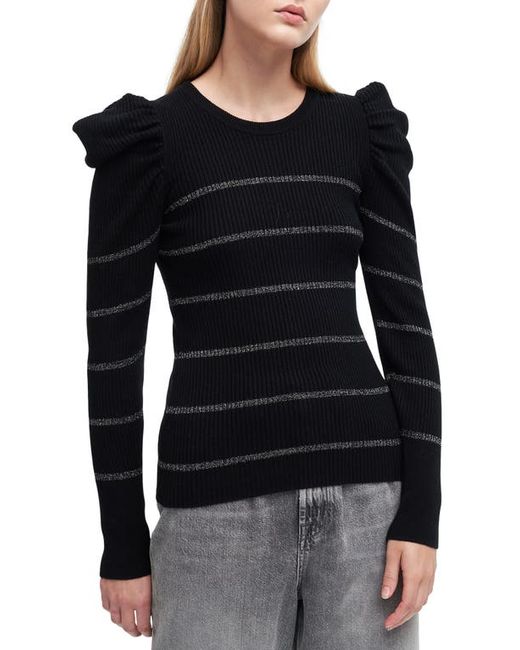 7 For All Mankind Puff Sleeve Rib Sweater in at