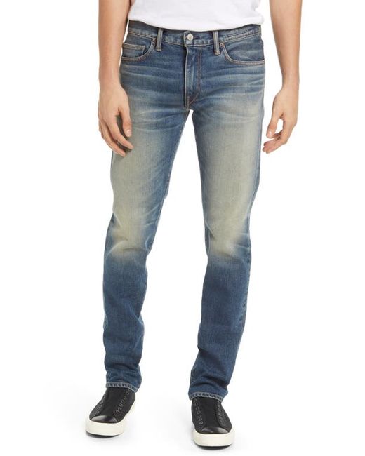 Kato The Pen Slim Four Way Stretch Straight Leg Jeans in at