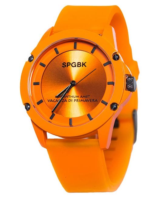 Spgbk Watches Southview Silicone Strap Watch 44mm in at