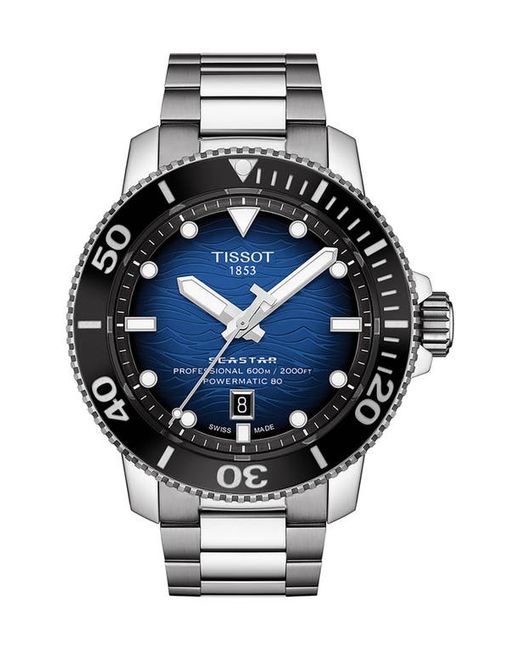 Tissot Seastar 2000 Professional Powermatic 80 Bracelet Watch 46mm in at