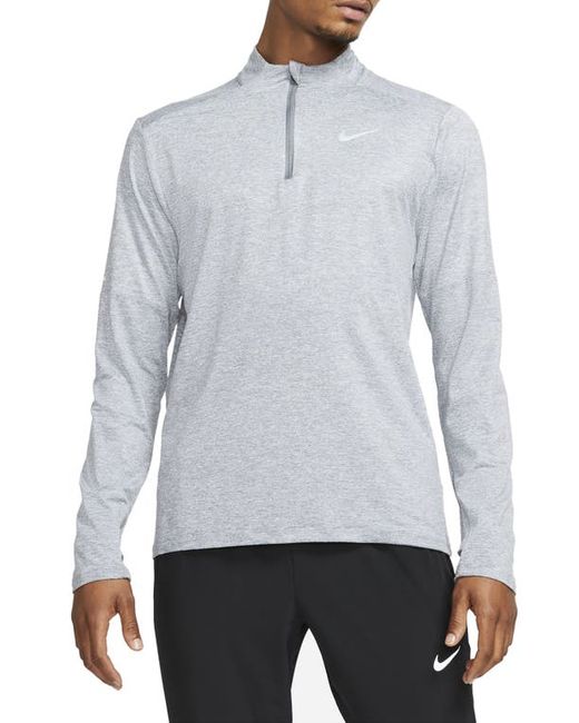 Nike Dri-FIT Element Half Zip Running Pullover in Smoke Grey/Reflective at