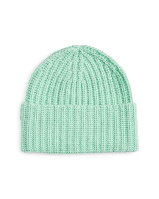 Open Edit Rib Wool Cashmere Beanie in at