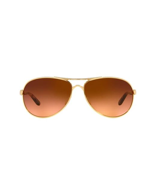 Oakley 59mm Aviator Sunglasses in Tortoise/Prizm at