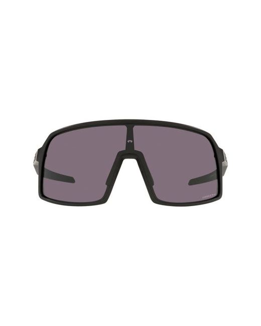 Oakley Shield Sunglasses in Matte Black/Prizm Grey at