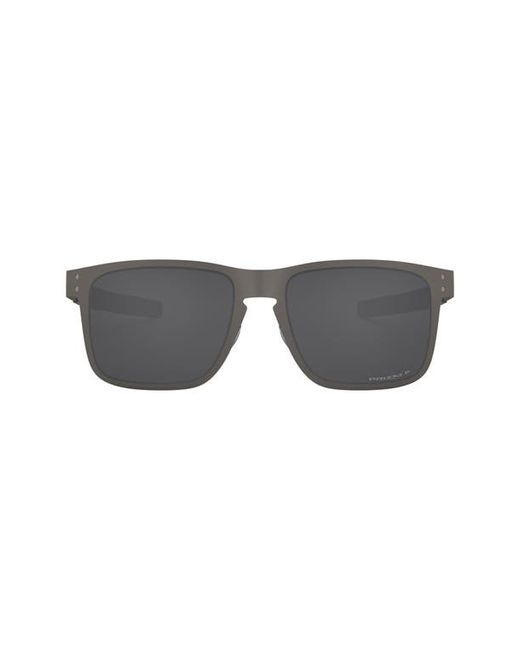 Oakley Holbrook 55mm Prizmtrade Polarized Square Sunglasses in Matte Gunmetal/Prizm at