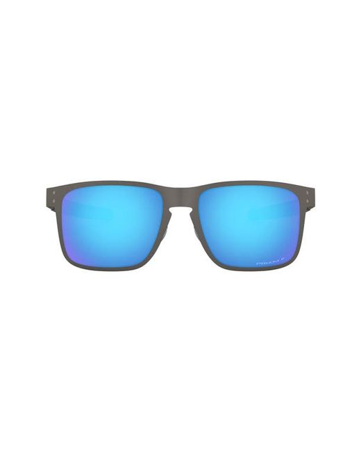Oakley Holbrook 55mm Prizmtrade Polarized Square Sunglasses in Matte Gunmetal/Prizm Sapphire at