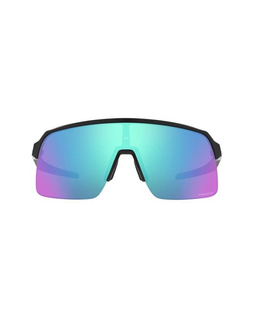 Oakley Shield Sunglasses in Matte Black/Prizm Sapphire at