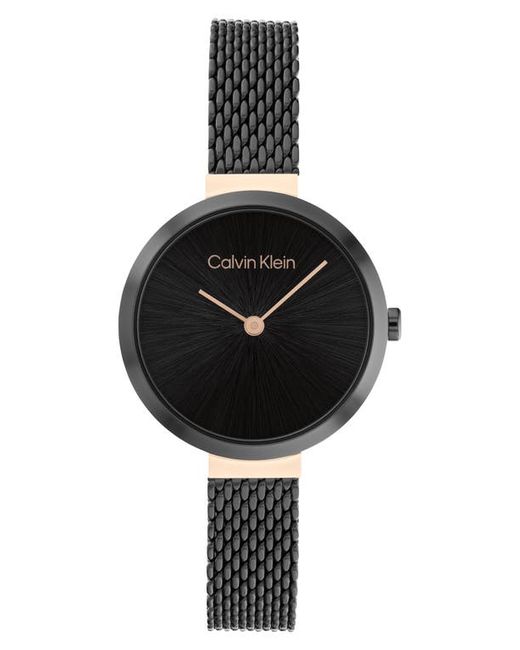 Calvin Klein Mesh Strap Watch 28mm in at