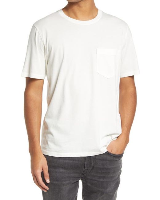 Billy Reid Washed Organic Cotton Pocket T-Shirt in at