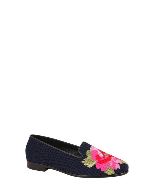 ByPaige Needlepoint Peony Flat in at