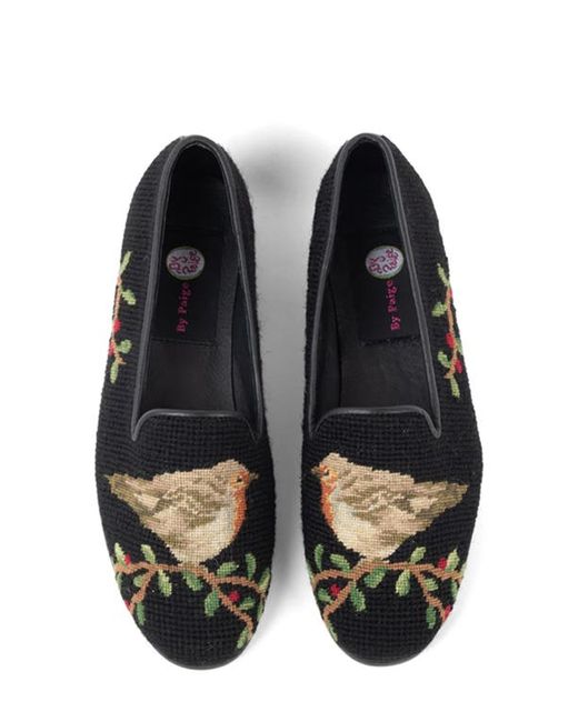 ByPaige Needlepoint Bird Flat in at