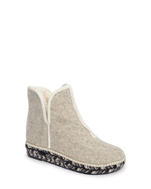 Toni Pons Espadrille Platform Bootie with Faux Fur Lining in at