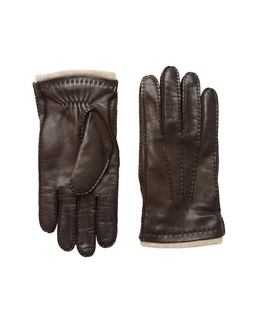 Bruno Magli Cashmere Lined Nappa Leather Gloves in at