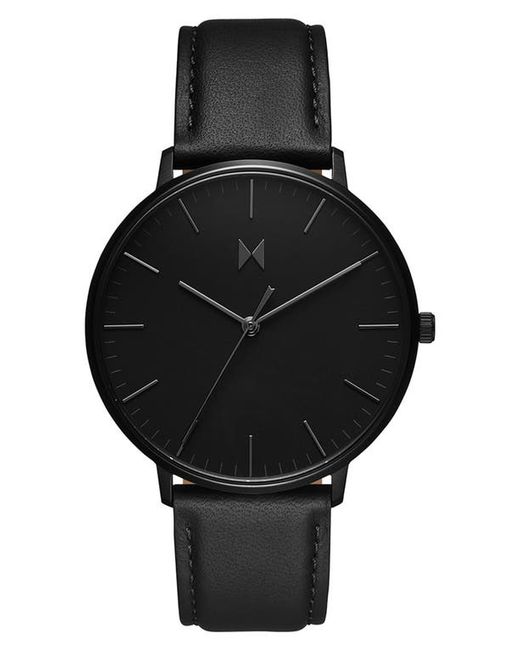 Mvmt Legacy Leather Strap Watch 42mm in at