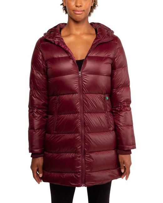 Modern Eternity 3-in-1 Waterproof Quilted Down Feather Fill Maternity Puffer Coat in at