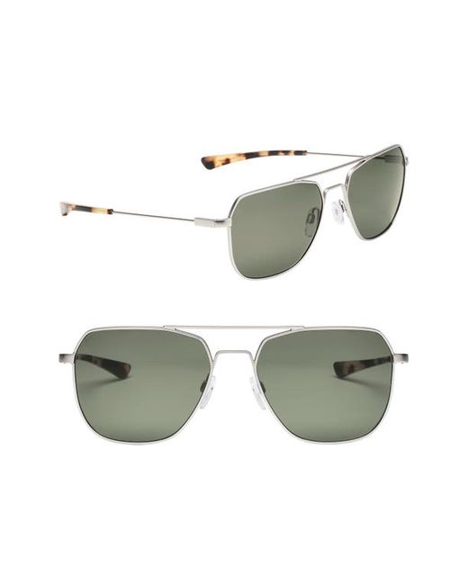 Electric Rodeo 54mm Polarized Aviator Sunglasses in Matte Grey at