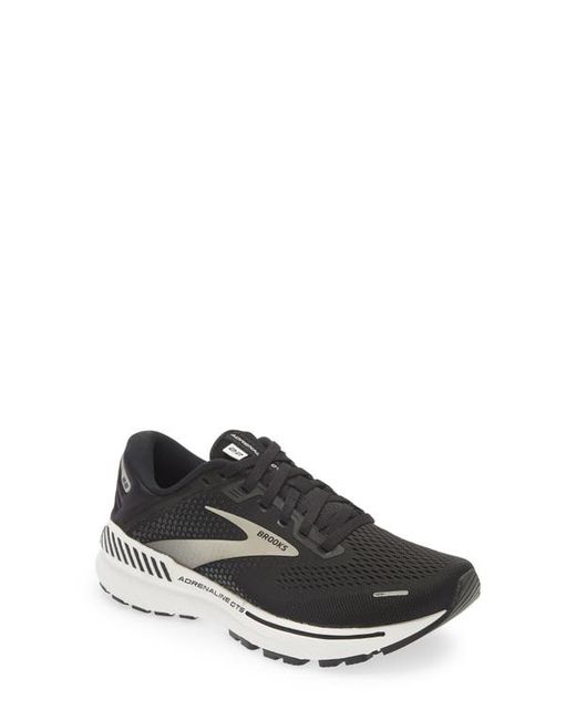Brooks Adrenaline GTS 22 Sneaker in Black/Anthracite at