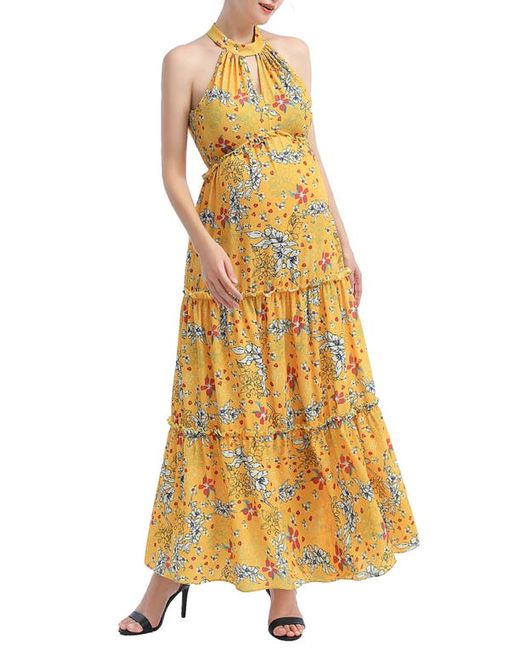Kimi and Kai Soleil Floral Maternity Maxi Dress in at