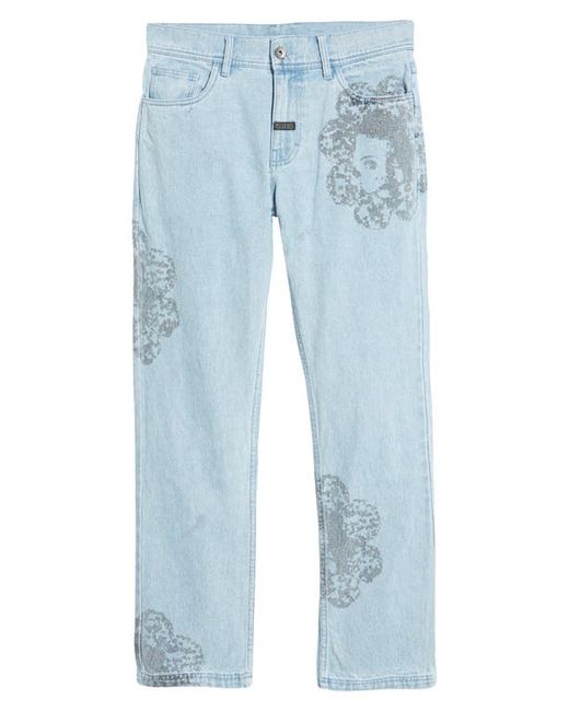 Pleasures Special Print Straight Leg Jeans in at