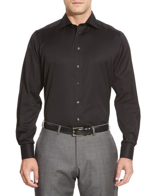Eton Contemporary Fit Twill Dress Shirt in at