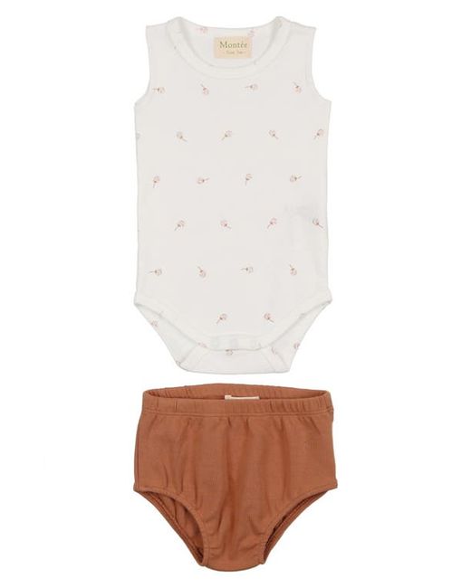 Manière Cotton Tank Top Bloomers Set in at