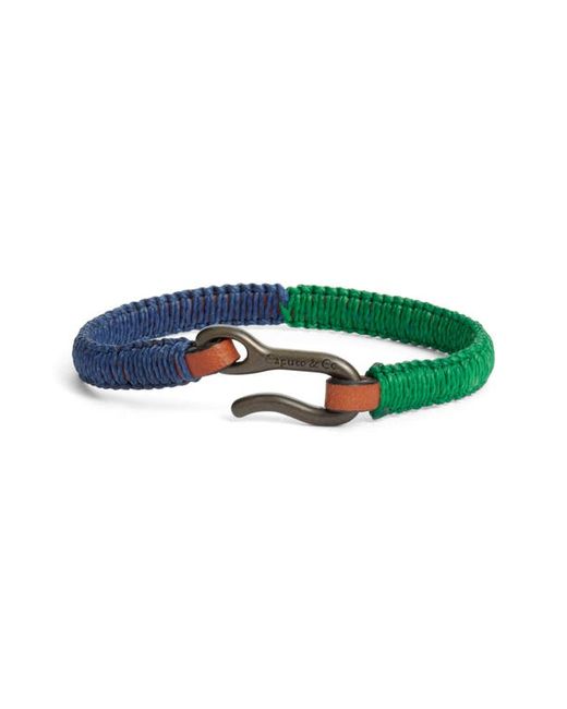 Caputo & Co. Caputo Co. Colorblock Leather Bracelet in at