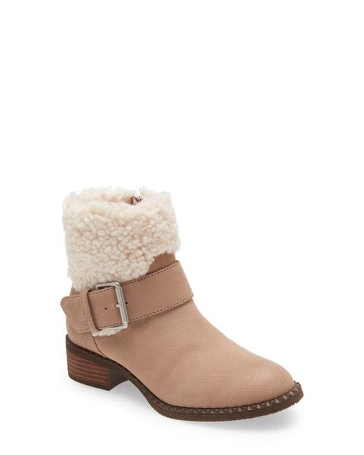 Gentle Souls by Kenneth Cole Benton Slit Cozy Faux Fur Cuff Moto Boot in at