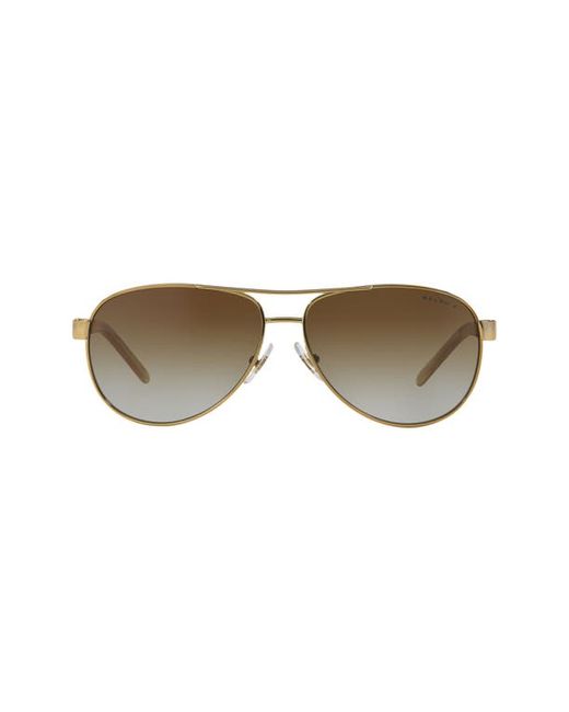 Ralph By Ralph Lauren Eyewear Ralph Lauren 59mm Polarized Aviator Sunglasses in at