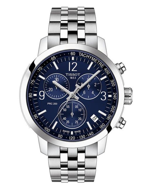 Tissot PRC 200 Chronograph Bracelet Watch 43mm in at